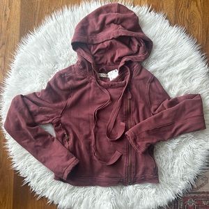 NWT Free People Distressed Hoodie - Small